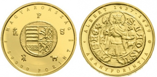 Habsburg Albert aranyforintja - Au aranyérme Habsburg Albert aranyforintja - Au aranyérme